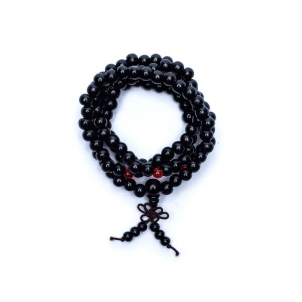 Mala trä elastiskt med decobeads, 0,8 cm - Bild 2