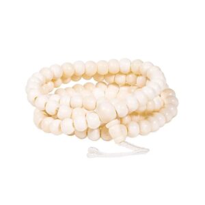 Mala ben naturliga 108 pärlor, 0,8 cm