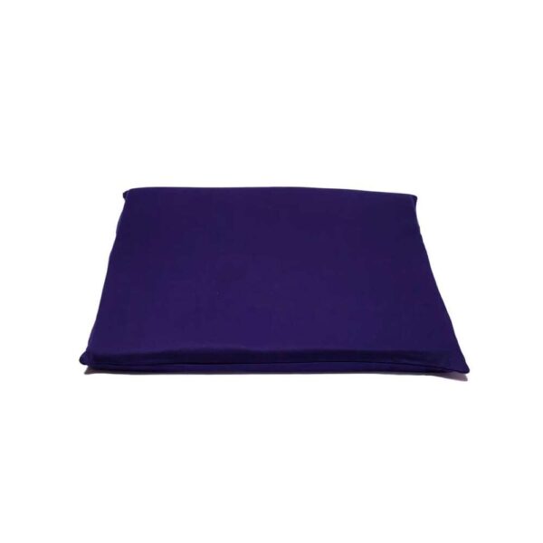Meditationsmatta chakra 6 indigo ekologisk bomull (GOTS), 65x65x5cm - Bild 2