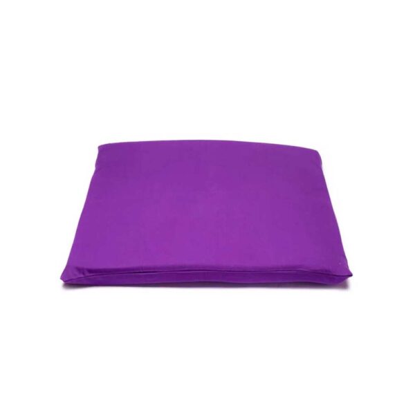 Meditationsmatta chakra 7 violett ekologisk bomull (GOTS), 65x65x5 cm - Bild 2