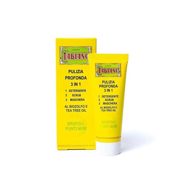 Tabiano biosulfur ansiktsrengöring 3 i 1, 75 ml