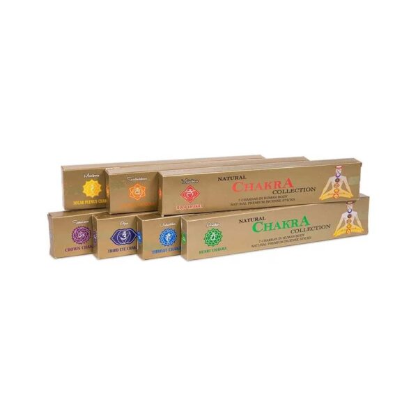 Rökelse 7 Chakra-kollektion, 7x15 g - Bild 3