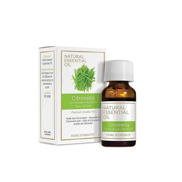Eterisk olja citronella, 10 ml - Fiore d'Oriente