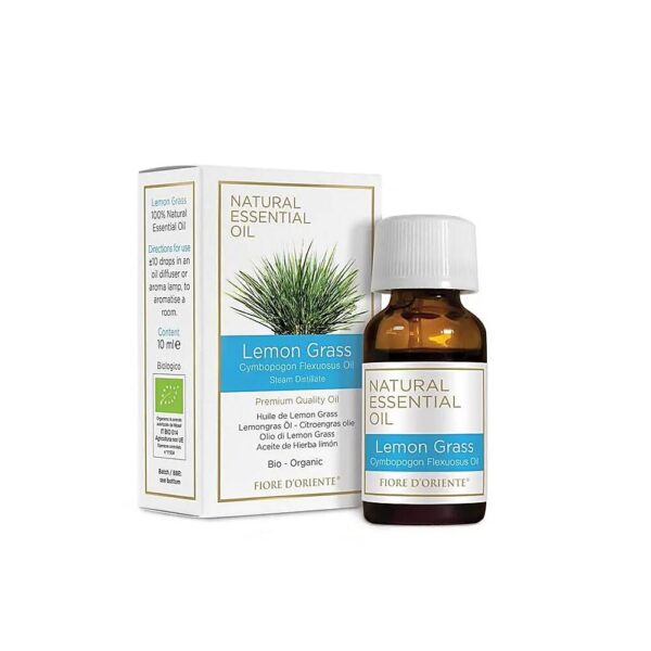 Eterisk olja citrongräs, ekologisk 10 ml - Fiore d'Oriente
