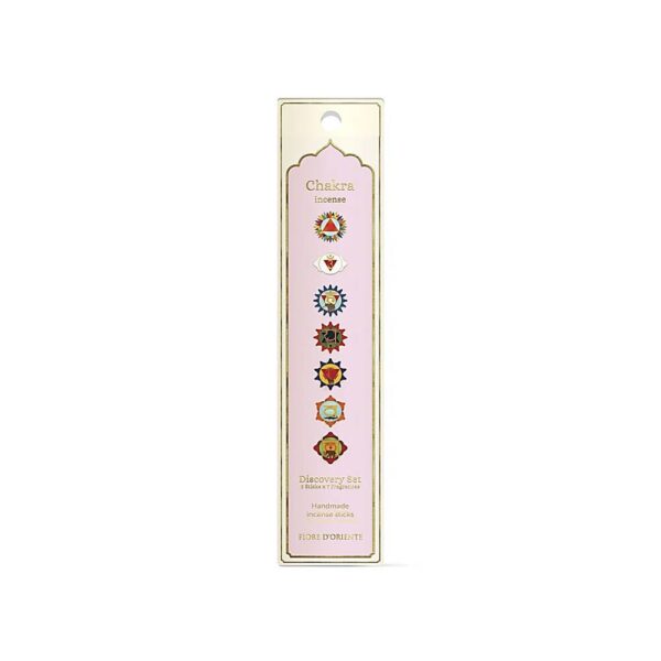 Fiore d'Oriente Chakra rökelse prova-på-set, 42 g