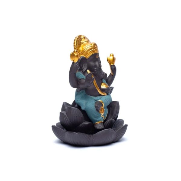 Backflow rökelsehållare Ganesh, 9x8x12cm - Bild 2