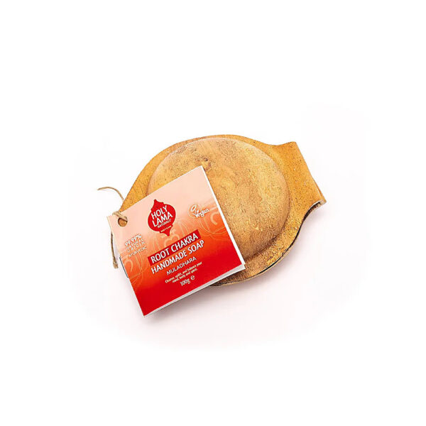 Holy Lama tvål rotchakra i palmblad, 100 g - Bild 2