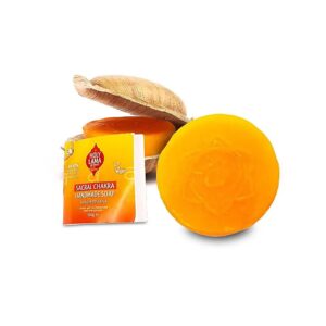 Holy Lama tvål sakralchakra i palmblad, 100 g