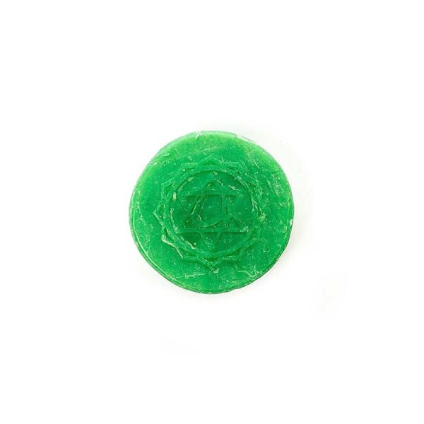 Holy Lama tvål hjärtchakra i palmblad, 100 g - Bild 3