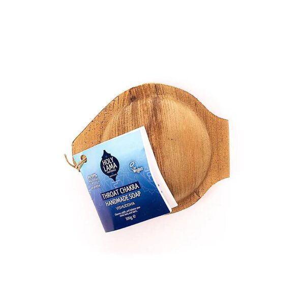 Holy Lama tvål halschakra i palmblad, 100 g - Bild 2