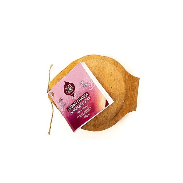 Holy Lama tvål kronchakra i palmblad, 100 g - Bild 2