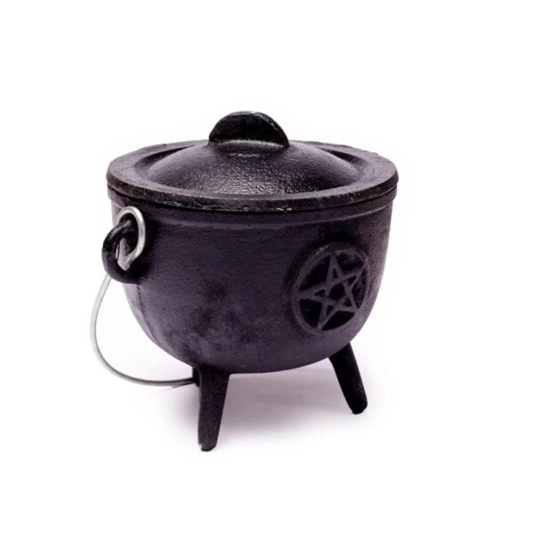 Kittel pentagram gjutjärn 1080 g, 12x9,5 cm - Bild 2