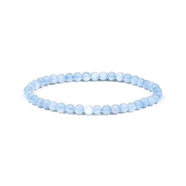 Armband akvamarin, 3 mm