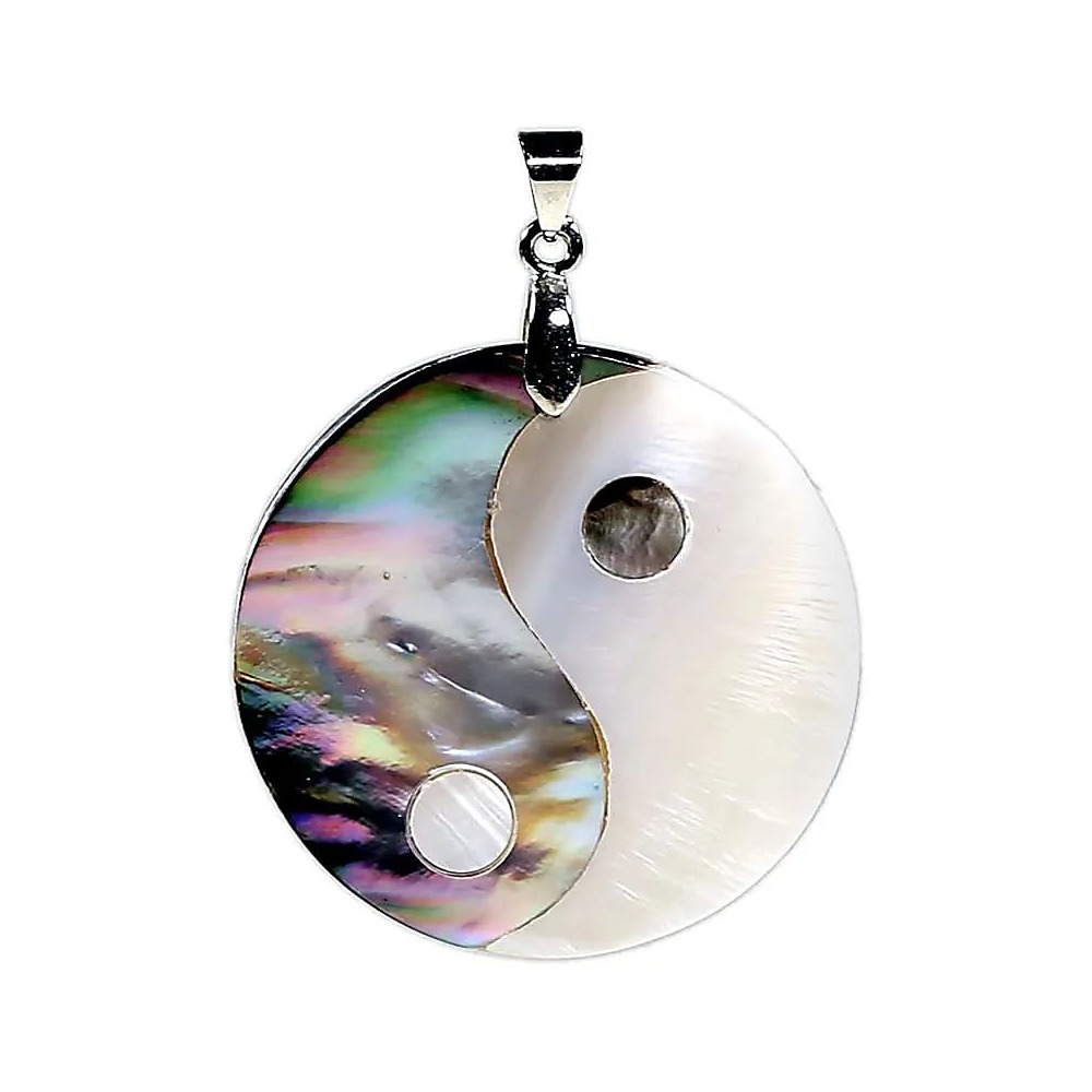 Hänge Yin & Yang av snäckskal