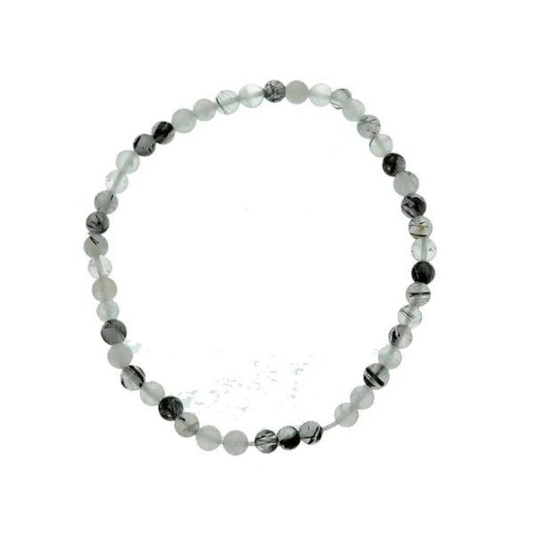Armband turmalinkvarts, elastiskt, 4 mm - Bild 2