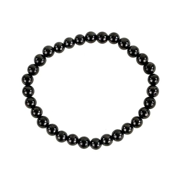 Armband shungit, elastiskt, 8 mm - Bild 2