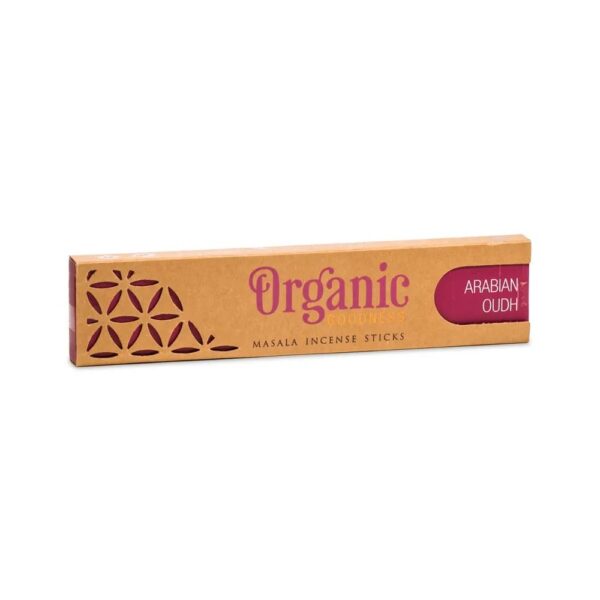 Masala rökelse Arabisk oudh, Organic Goddness, 15 g