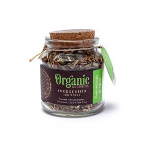 Citrongräs & kryddig smudge-hartsrökelse, 40 g