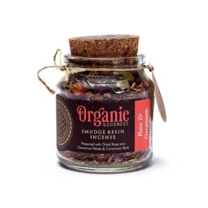 Rökelse med ros och geranium - 25 g
