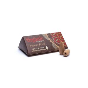 Drakblod naturliga backflow rökelsekoner, 24g