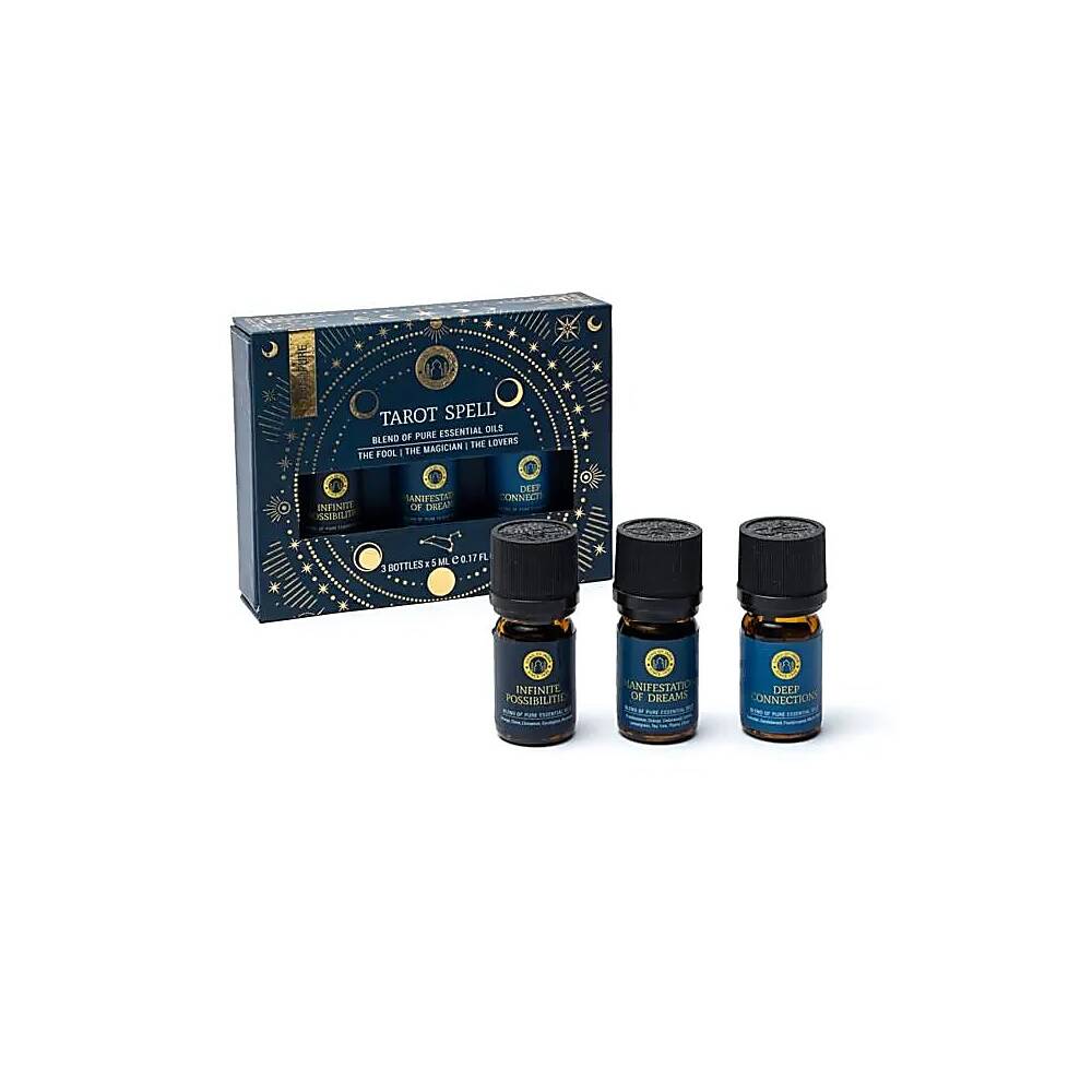 Aromaolja Tarotförtrollning presentask Esoteric Collection, 3x5ml