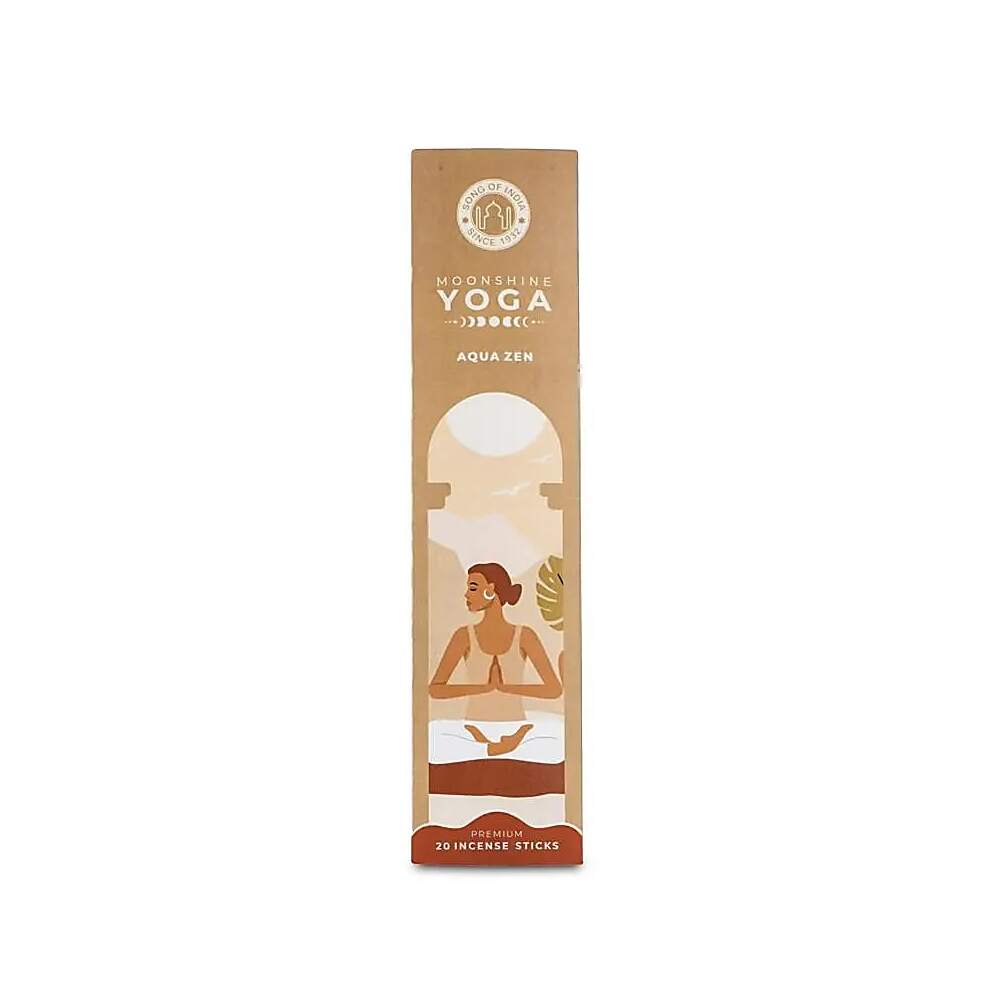 Rökelsepinnar Aqua Zen, Moonshine Yoga, 22 g