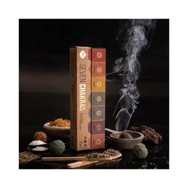 Sagrada Madre Premium 7 Chakra smudgebomber, ±58g - Bild 2