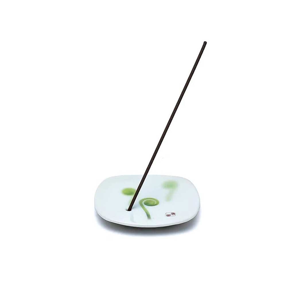 Rökelsehållare Yume no Yume fiddlehead ormbunke, 8,2x1,2x8,2 cm