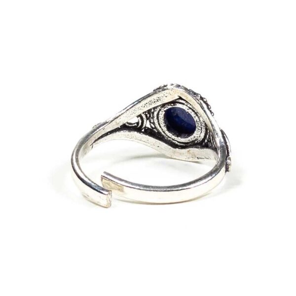 Ring med lapis lazuli, 1 cm - Bild 2