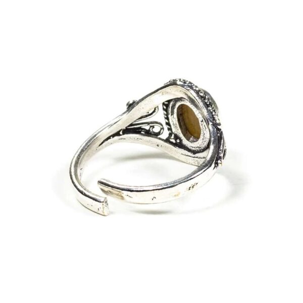 Ring med tigeröga, 0,7 cm - Bild 2