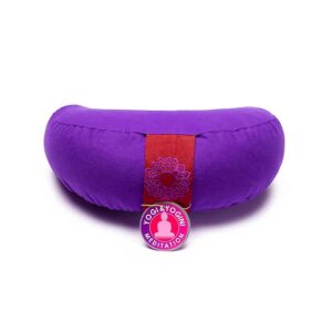 Meditationskudde halvmåne Chakra 7, 33x13 cm