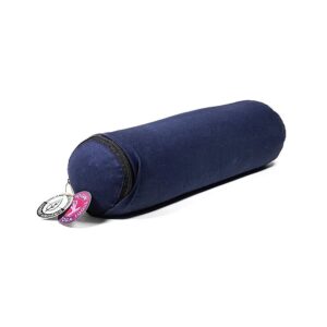 Minibolster mörkblå ekologisk bomull (OCS), 40x12cm