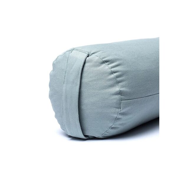 Bolster rund lotus salviagrön ekologisk bomull (OCS), 60x16cm - Bild 2