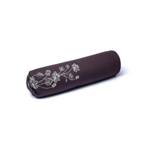 Bolster lotus antracit ekologisk bomull (OCS), 60x16cm