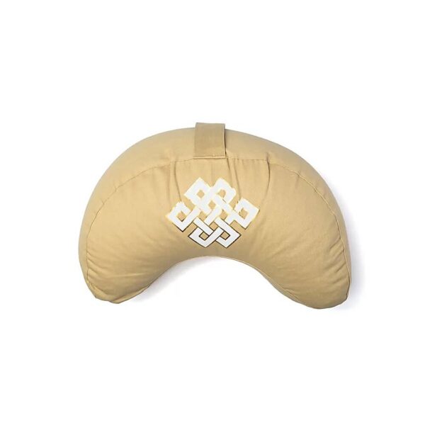 Meditationskudde oändlighet halvmåne beige (OCS) - Bild 3