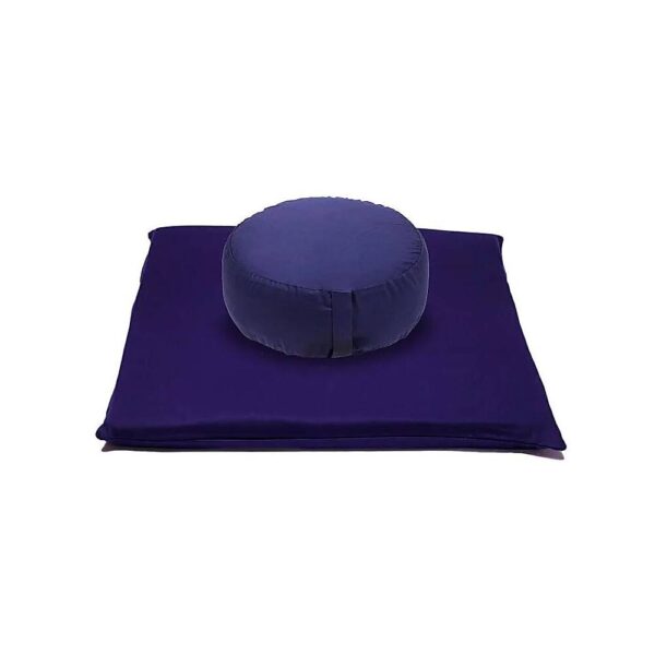 Meditationsset Indigo ekologisk bomull (OCS), 65x65 cm