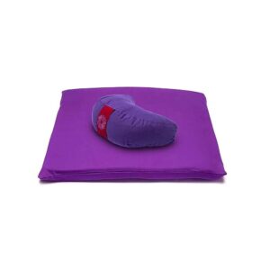 Meditationsset 3 Chakra 7 violett, 65x65 cm