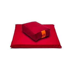 Meditationsset 5 Chakra 1 röd, 65x65 cm