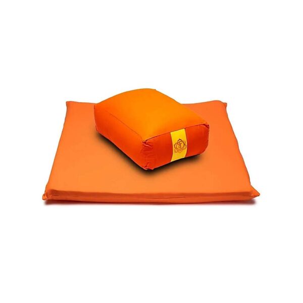 Meditationsset 5 Chakra 2 orange, 65x65 cm