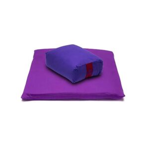 Meditationsset 5 Chakra 7 violett, 65x65cm