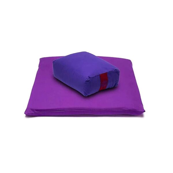 Meditationsset 5 Chakra 7 violett, 65x65cm