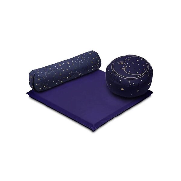 Meditationsset 2 Galaxy ekologisk bomull (OCS), 65x65cm