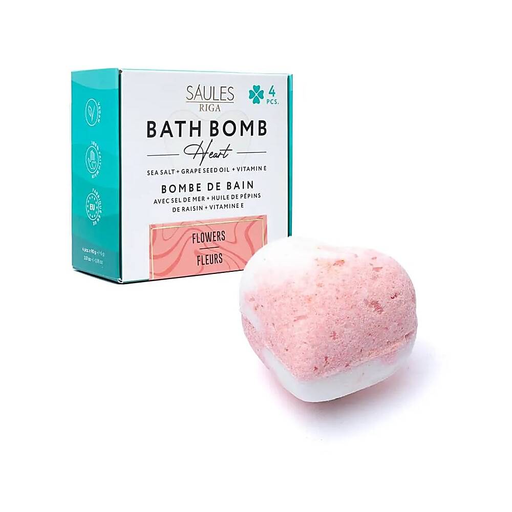 Badbombhjärta Blommor, 90g