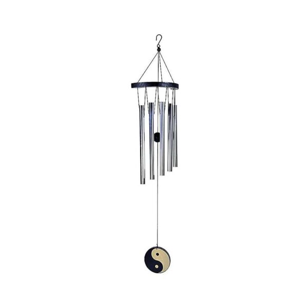 Vindspel Yin Yang fem klockor, 35 cm