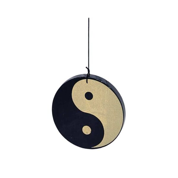Vindspel Yin Yang fem klockor, 35 cm - Bild 2