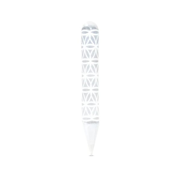 Massagestav selenit livets blomma, 15 cm