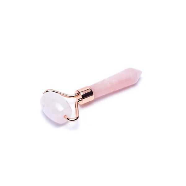 Akupressur massagerulle rosenkvarts, 8 cm