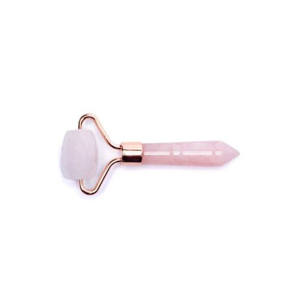 Akupressur massagerulle rosenkvarts, 8 cm - Bild 2