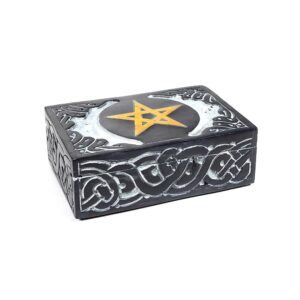 Tarotskrin Pentagram täljsten, 15x10 cm