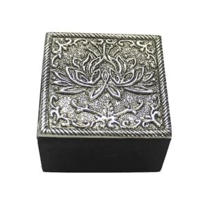 Juvellåda lotus, 6x6x4 cm